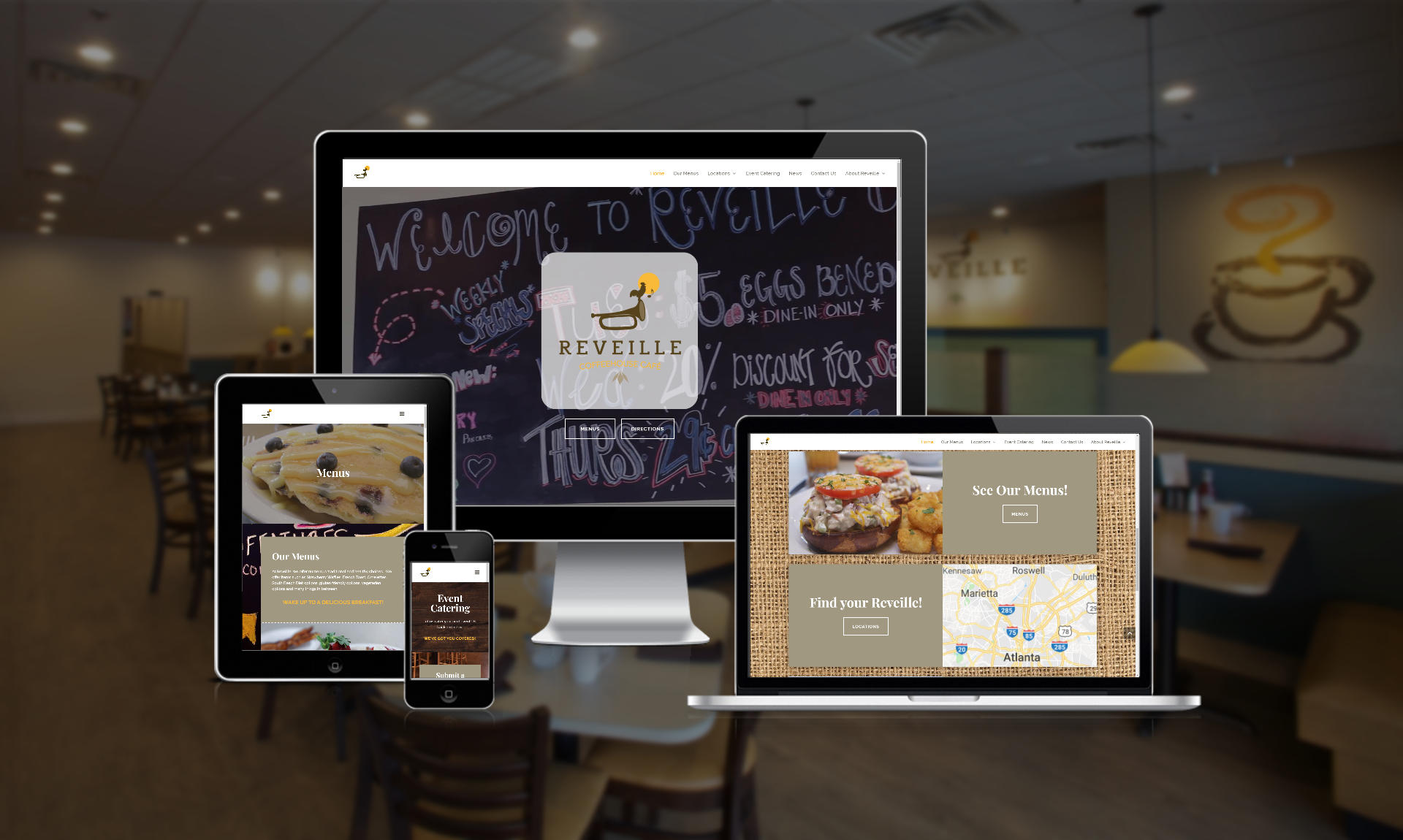 Website – Reveille Cafe Website