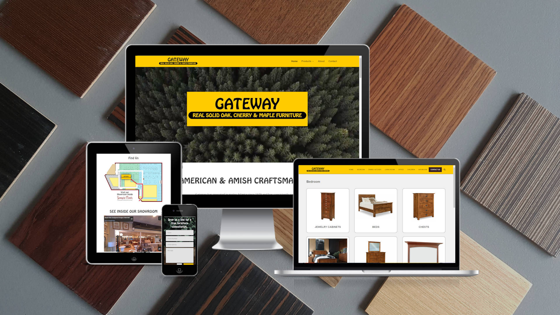 Website – Gateway Real Solid Oak
